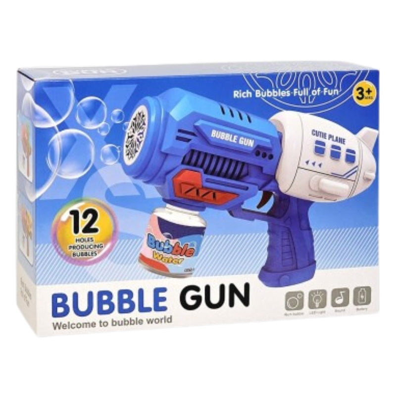 Cute Plane Shaped Bubble Gun For Kids