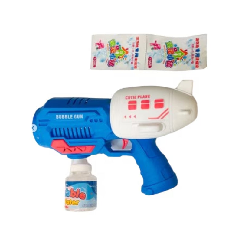 Cute Plane Shaped Bubble Gun For Kids