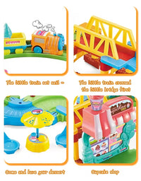 Sweet Train Trackset Toy For Kids - 46 Pcs
