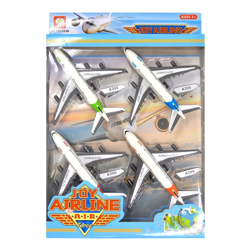 Joy Airplane Toy For Kids - Pack Of 4