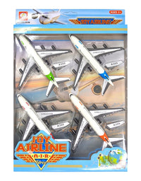 Joy Airplane Toy For Kids - Pack Of 4
