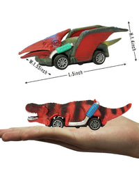 Motorcade Dinosaur Car Toy Set For Kids - Pack Of 6
