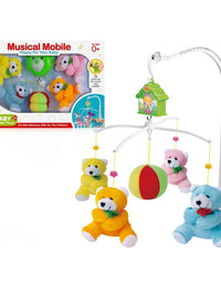 Adorable Teddy Bear Musical Baby Mobile
