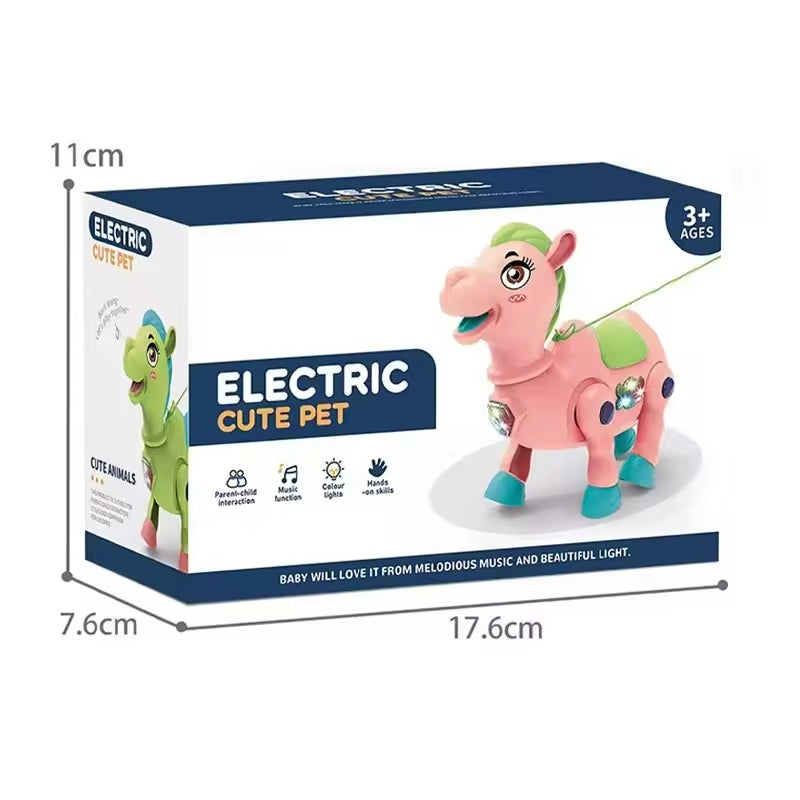 Electric Camel Pet Toy With Light And Music For Kids