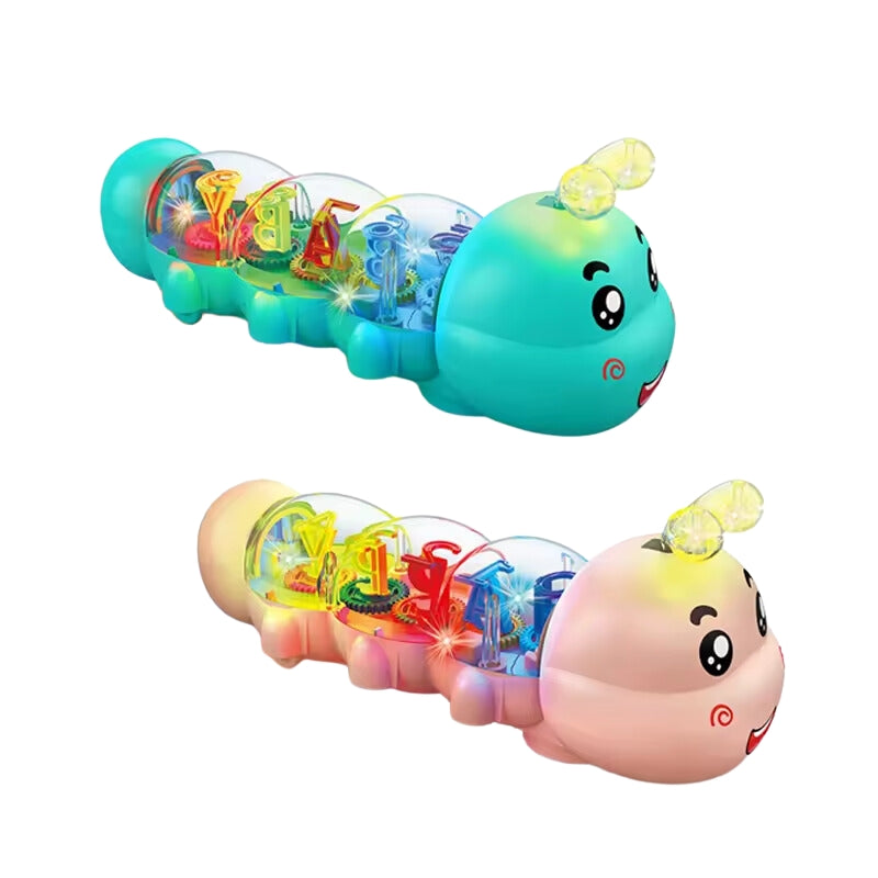 Gear Caterpillar Toy With Light And Music Toy For Kids