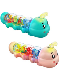 Gear Caterpillar Toy With Light And Music Toy For Kids
