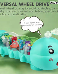 Gear Caterpillar Toy With Light And Music Toy For Kids
