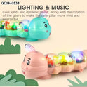 Gear Caterpillar Toy With Light And Music Toy For Kids