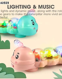 Gear Caterpillar Toy With Light And Music Toy For Kids
