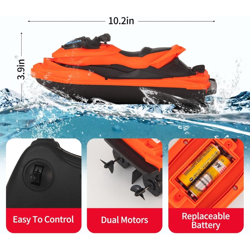 Remote Control Waterproof Boat Toy For Kids