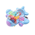 Glowing Gear Plane Toy With Light And Music For Kids