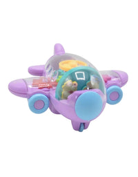 Glowing Gear Plane Toy With Light And Music For Kids
