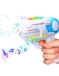 Cool Bubble Gun Toy With Light And Music For Kids
