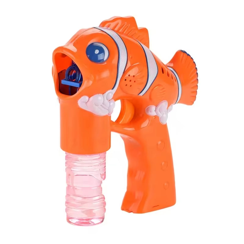 Fish Designed Bubble Gun Toy For Kids