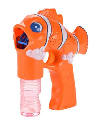 Fish Designed Bubble Gun Toy For Kids
