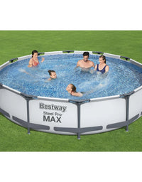 Bestway - Steel Pro Max Swimming Pool With Filter (12'x30") (56416)
