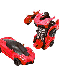 Ferrari Transform Herald Friction Powered Robotic Car Toy For Kids
