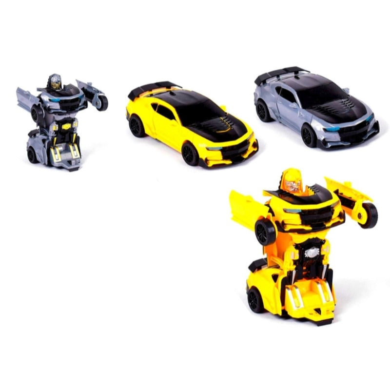 Camaro Transform Herald Friction Powered Robotic Car Toy For Kids