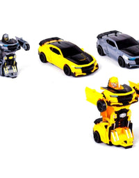 Camaro Transform Herald Friction Powered Robotic Car Toy For Kids
