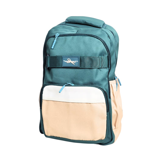 Spacious School Bag For Kids - 18 inches (959) - Green (Deal)