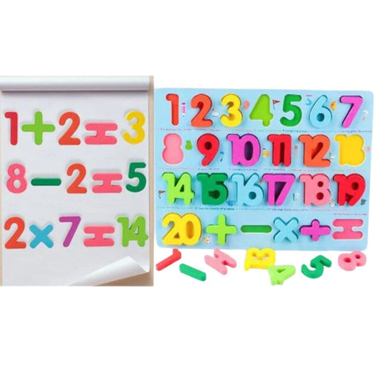 Wooden Board Early Learning Maths Function