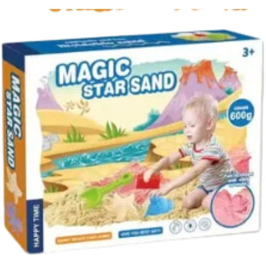 600 Grm MAGIC STAR MOLDABLE SAND ART & EDUCTIONAL TOY FOR KIDS