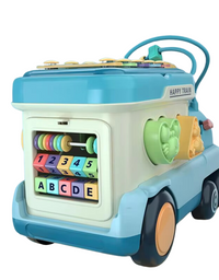 Happy Train Montessori Activity Toy With Striking Musical Piano For Kids
