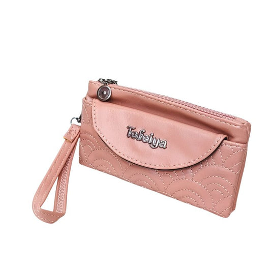 Stylish 3-Zipper Hand Wallet Premium Quality, Perfect for Daily Use