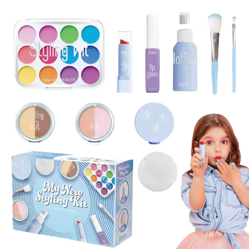 Styling Makeup Playset Including 10-Piece Toy For Kids