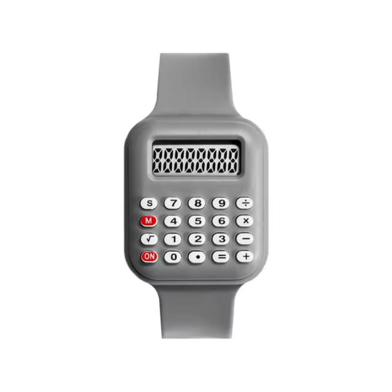 Children's Digital Electronic Calculator Wristwatch For Kids