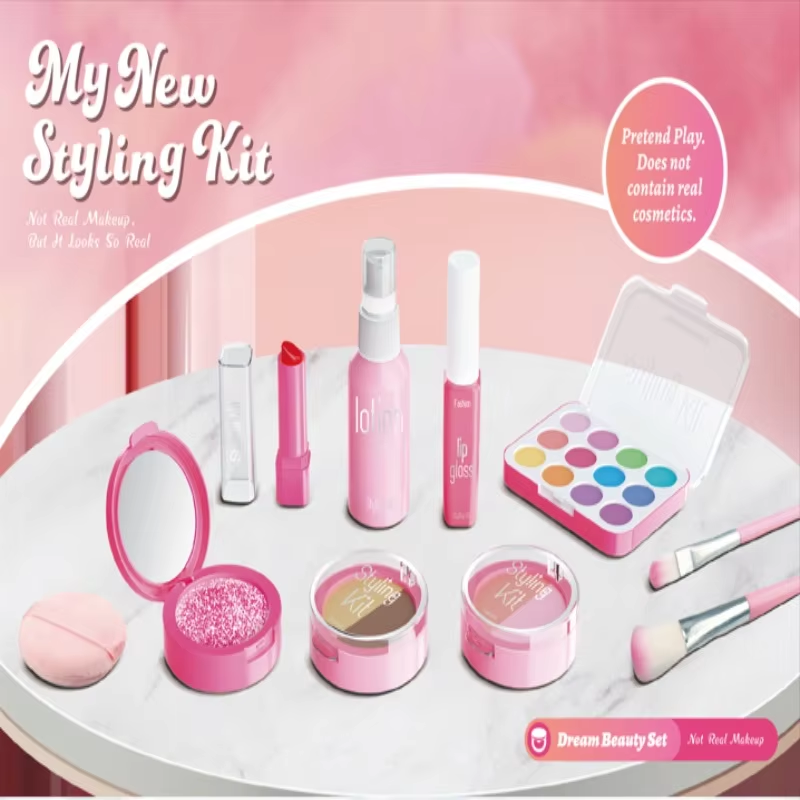 Styling Makeup Playset Including 10-Piece Toy For Kids