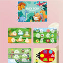 Busy Activity Book for Toddlers – Interactive Learning Toy for Preschool Kids (Early Education & Fine Motor Skills)