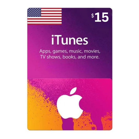 Apple iTunes Gift Card $15- Email Delivery