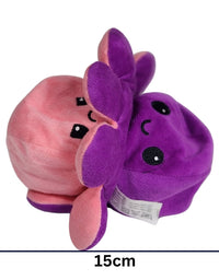 Cute and Extra Soft Reversible Octopus Stuff Toy 15cm Premium Pre-loved
