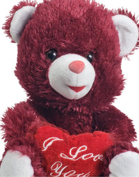 Red Cute Lovely Teddy Bear Stuff Toy 33x13 Premium Pre-loved
