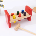 Wooden Hammering Toy - Develop Fine Motor Skills & Educational Fun for Toddlers