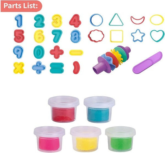 Mathematics & Shape learning Playdough Numbers 123 Educational Toy