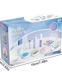 Styling Makeup Playset Including 10-Piece Toy For Kids
