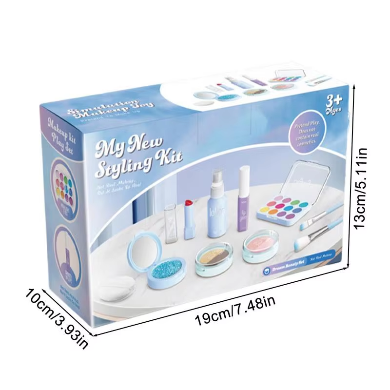 Styling Makeup Playset Including 10-Piece Toy For Kids