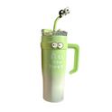 Stainless Steel Insulated Travel Mug With Straw (1200ml)