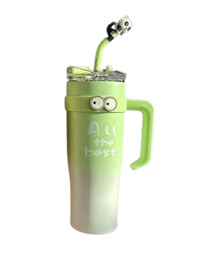 Stainless Steel Insulated Travel Mug With Straw (1200ml)
