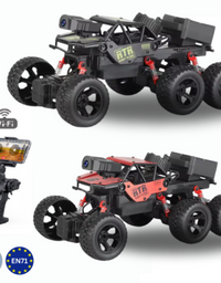 Remote-Controlled Alloy Climbing Camera Car Toy For Kids
