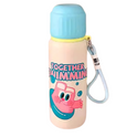 Cartoon Printed Water Bottle With Portable Thermos Cup (550ml)