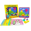 Colorful Geometry Fun 12 Pictures & 22 Interactive Buttons for Creative Play