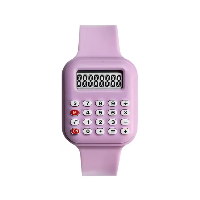 Children's Digital Electronic Calculator Wristwatch For Kids