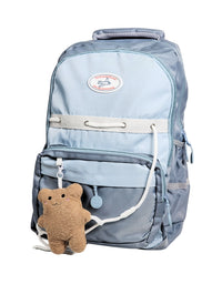 Children's Bear School Bag Waterproof Lightweight Backpack -16 Inches (Sky Blue) (909) (Deal
