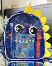 Vest Adorable Holographic Backpack With Stationery For Toddlers
