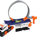 Curved Ejection Truck Transport Toy With 2 Cars For Kids