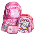 Unicorn Themed School Deal For Kids (Backpack - Lunch Bag/Box & Bottle)