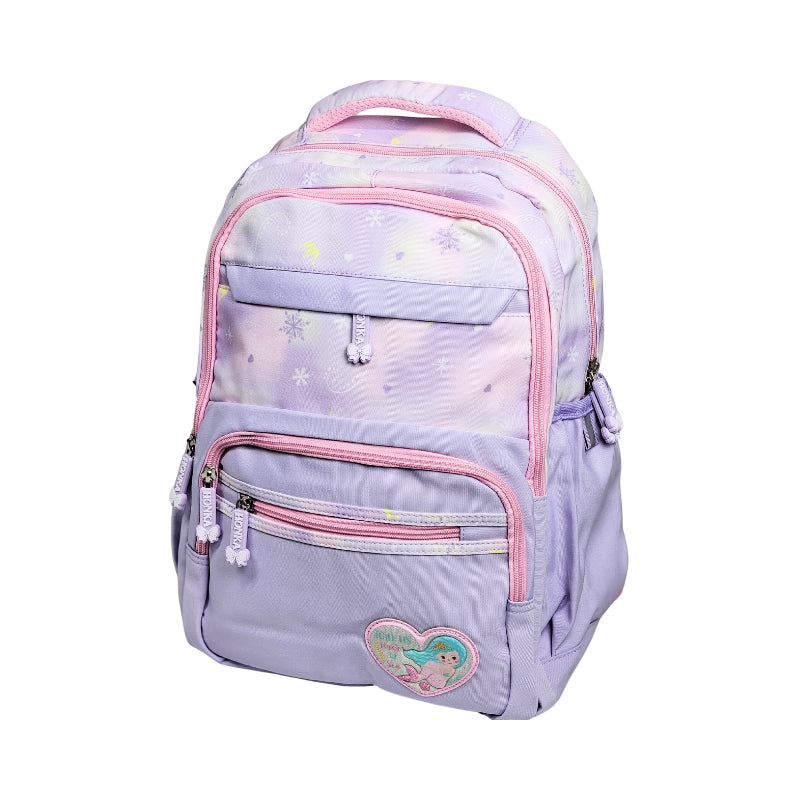 Spacious School Bag For Kids - 16 inches (2263) - Purple (Deal)